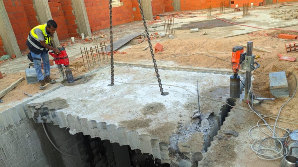 قص خرسانة جدة