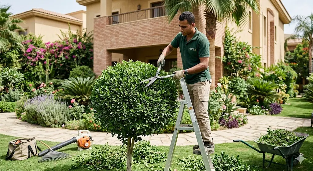 قص اشجار الطائف